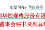 六爻解读华控赛格董事长、董秘、副总经理三高管同日辞职